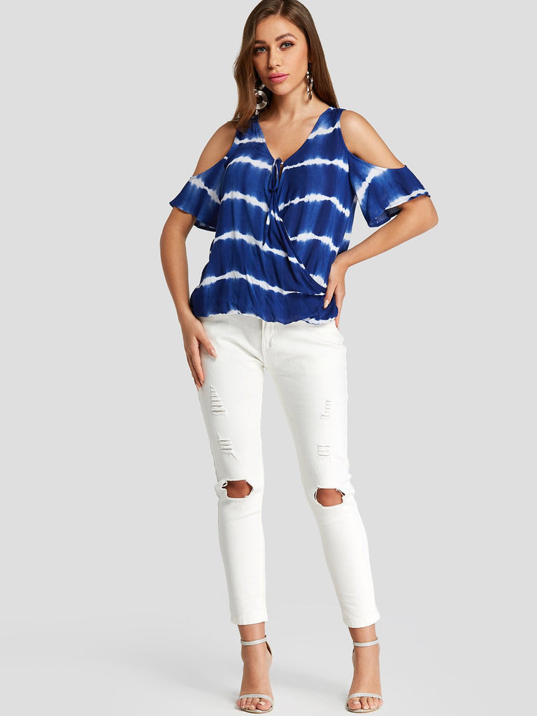 Womens Blue Blouses