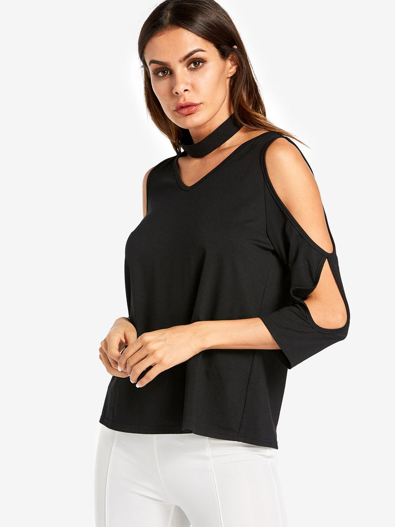 Ladies Black Blouses