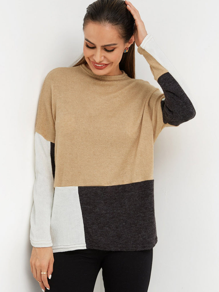 Crew Neck Plain Long Sleeve T-Shirt