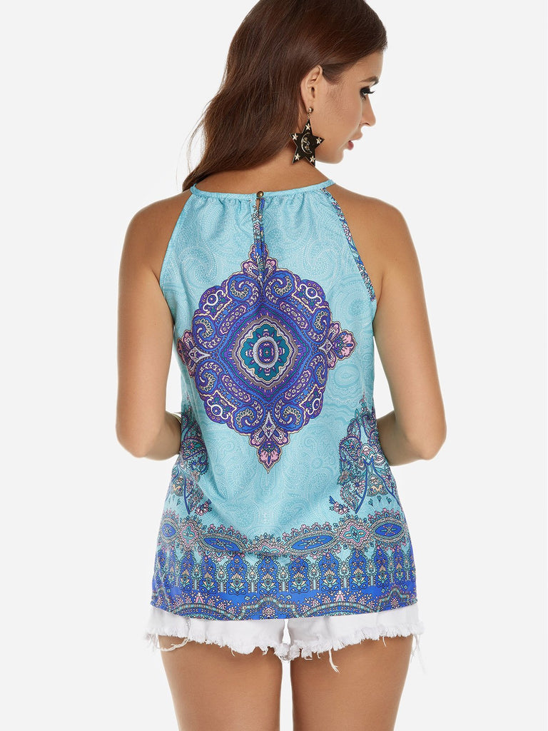 Womens Blue Camis
