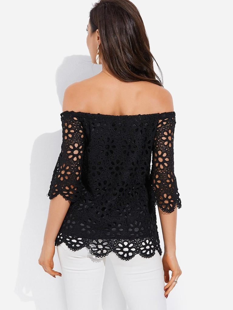 Womens Black Blouses