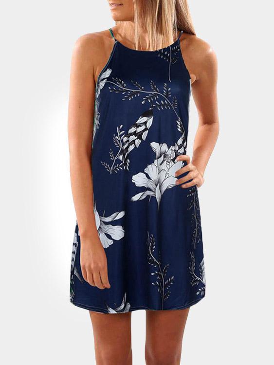 Ladies Navy Mini Dresses
