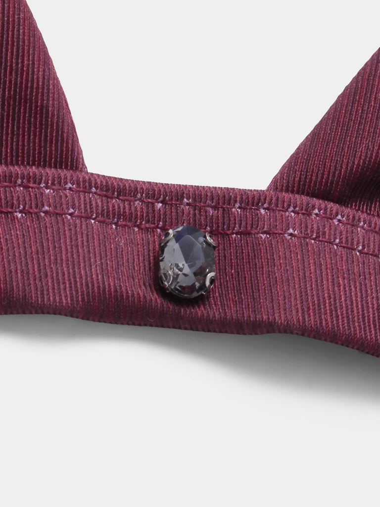 Ladies Burgundy Bikinis