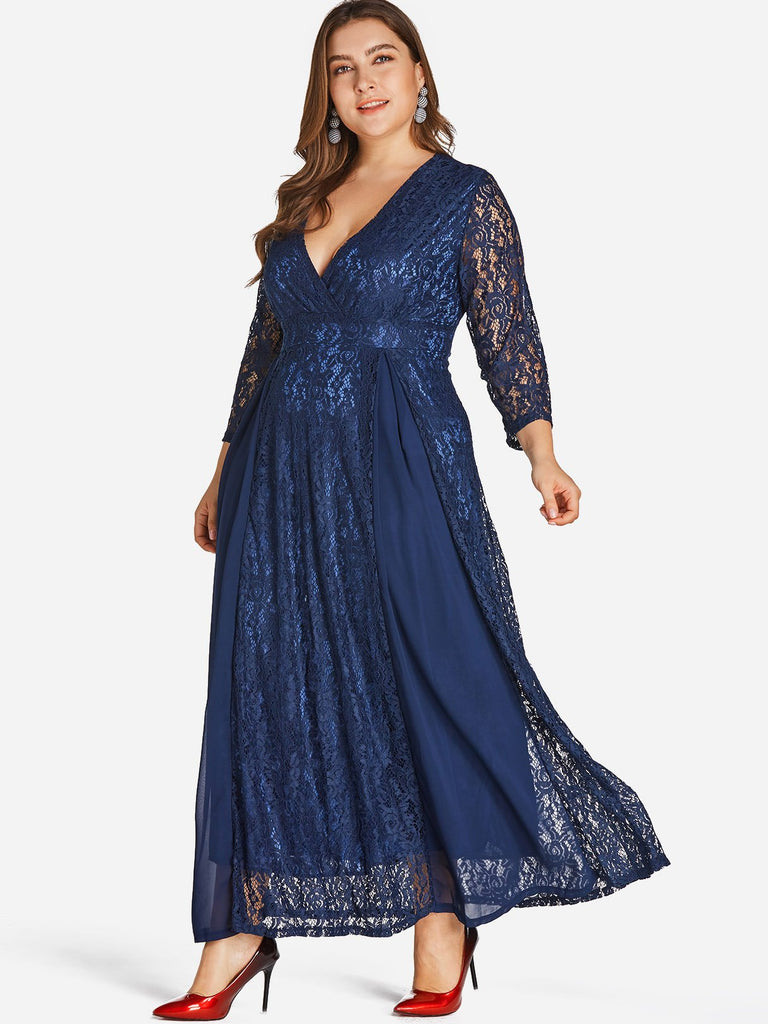Flowy Plus Size Dresses With Sleeves