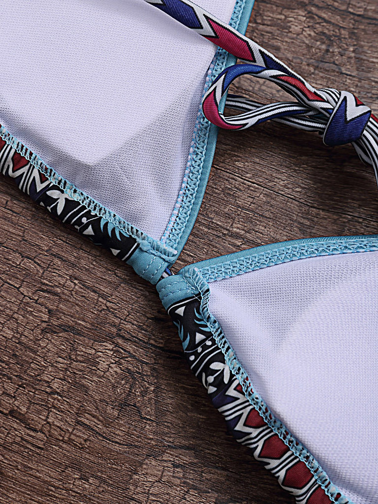Ladies Sleeveless Two Piece Bikinis