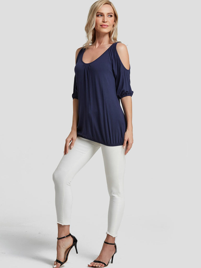 Womens Navy T-Shirts