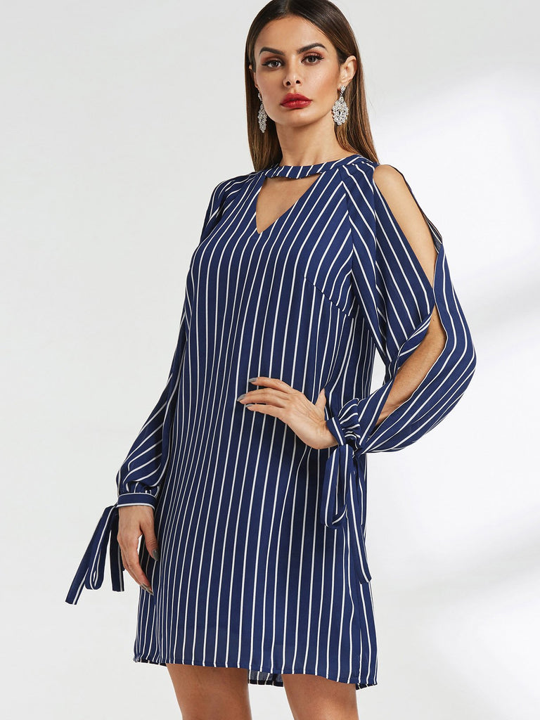 Ladies Navy Mini Dresses