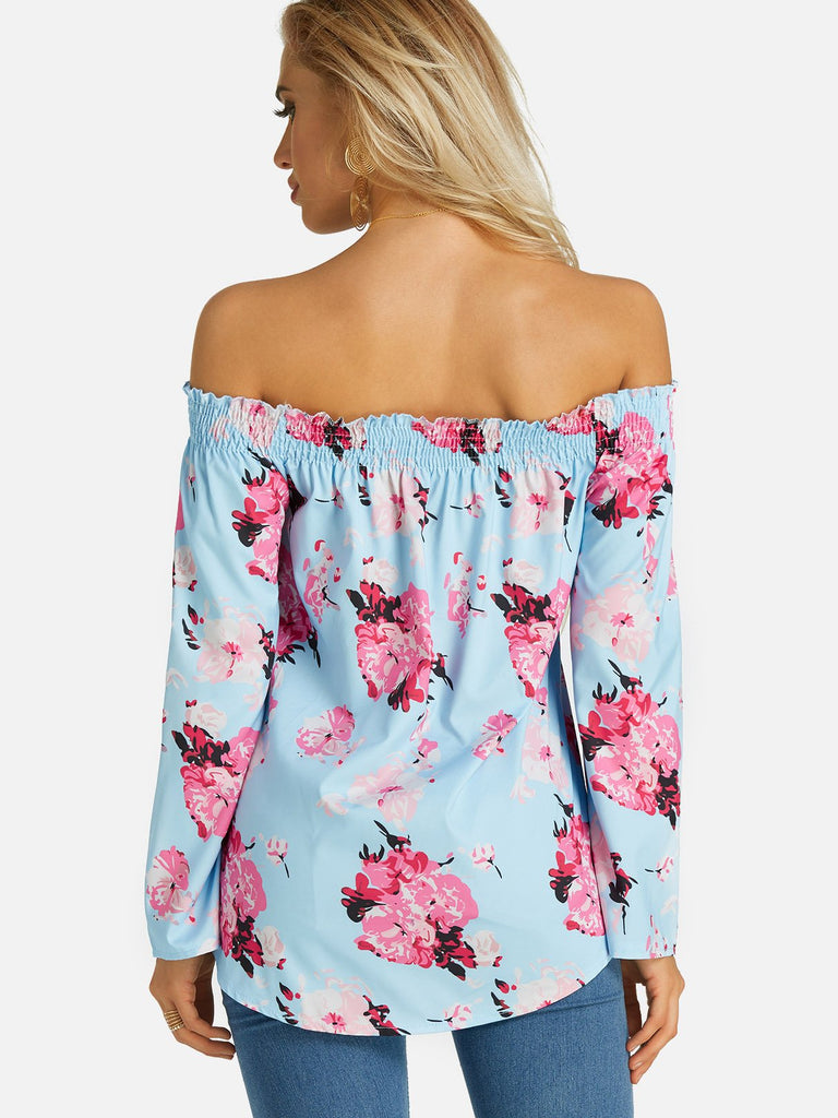 Womens Blue Blouses