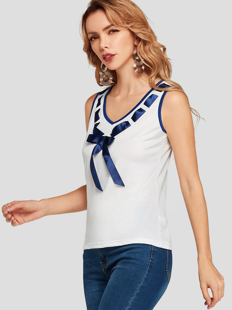 Ladies White Camis