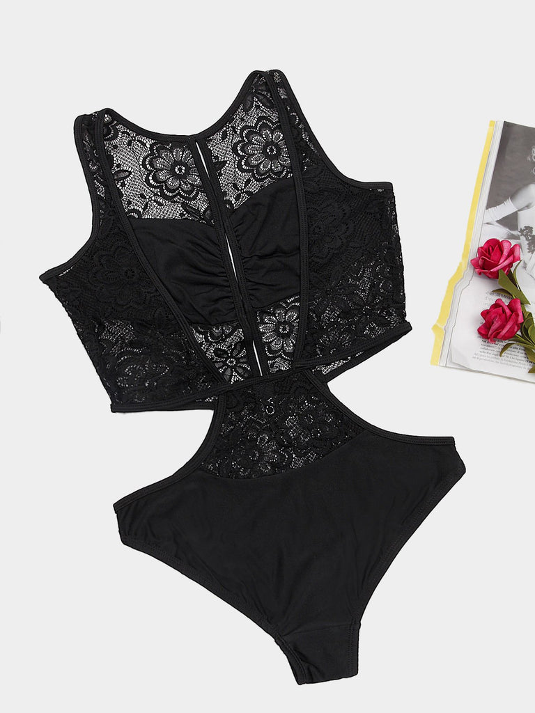 Womens Sleeveless Two Piece Bikinis