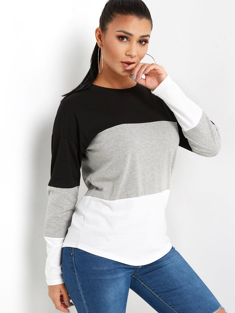 Round Neck Long Sleeve T-Shirt