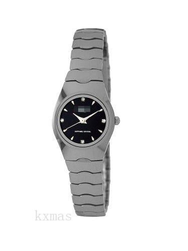 Trendy Elegance Tungsten 12 mm Watch Band Replacement 8071L_K0015337