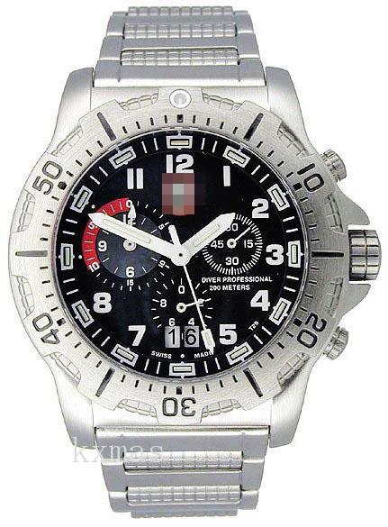 Wholesale Elegant Stainless Steel 23 mm Watch Wristband 8152_K0021172