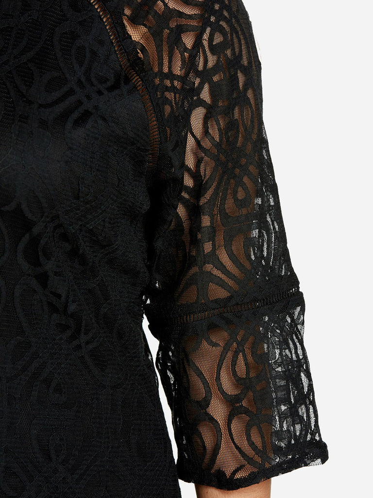Ladies 3/4 Sleeve Plus Size Dress