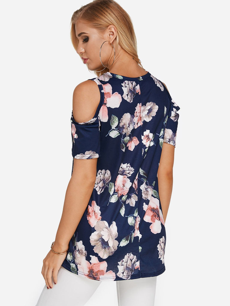 Womens Navy T-Shirts