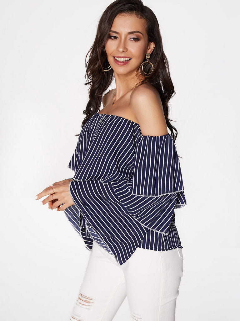 Ladies Striped Blouses