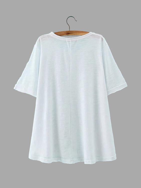 Womens White T-Shirts