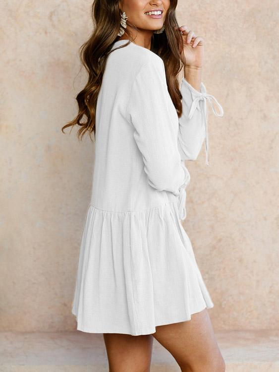 Ladies Long Sleeve Mini Dress