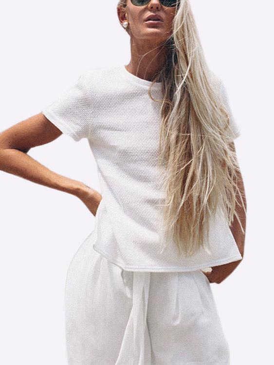 Ladies White T-Shirts