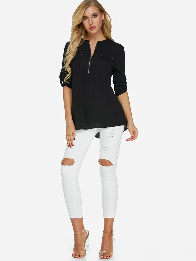 Womens Grey Blouses