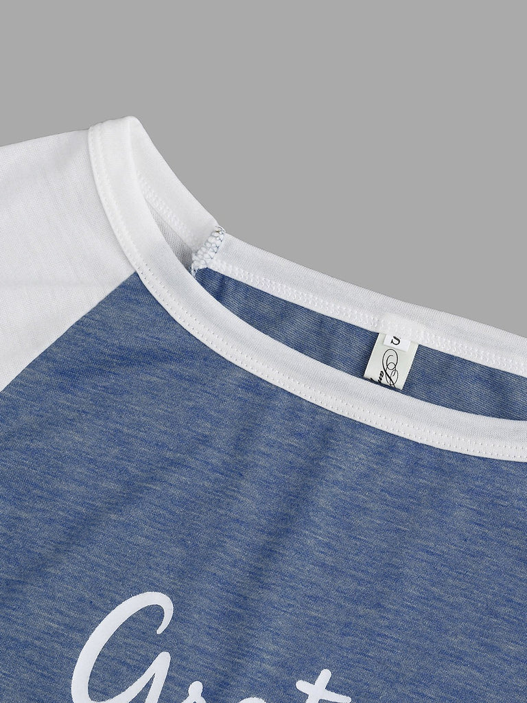 Ladies Blue T-Shirts