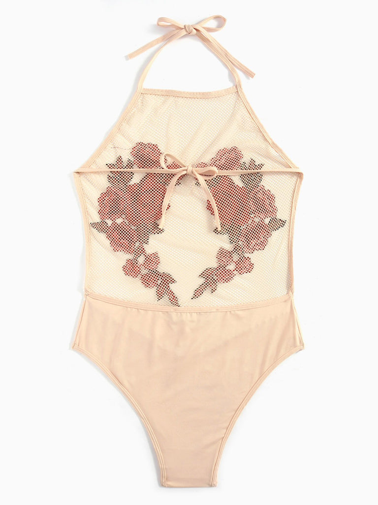 Womens Beige One-Pieces