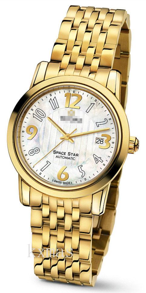 Bargain Classic Gold Tone Stainless Steel Watch Wristband 83738G-371_K0005685
