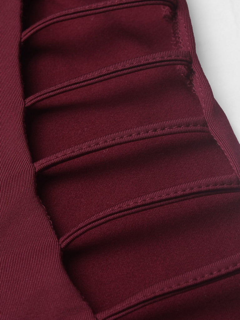 Ladies Burgundy Bodycon Dresses