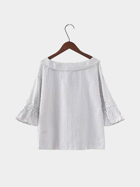 Womens Striped Blouses