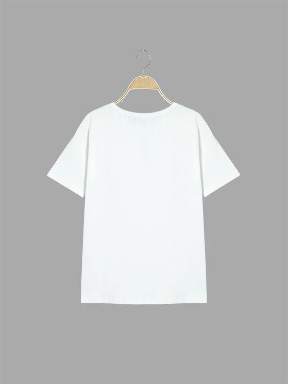 Womens White T-Shirts