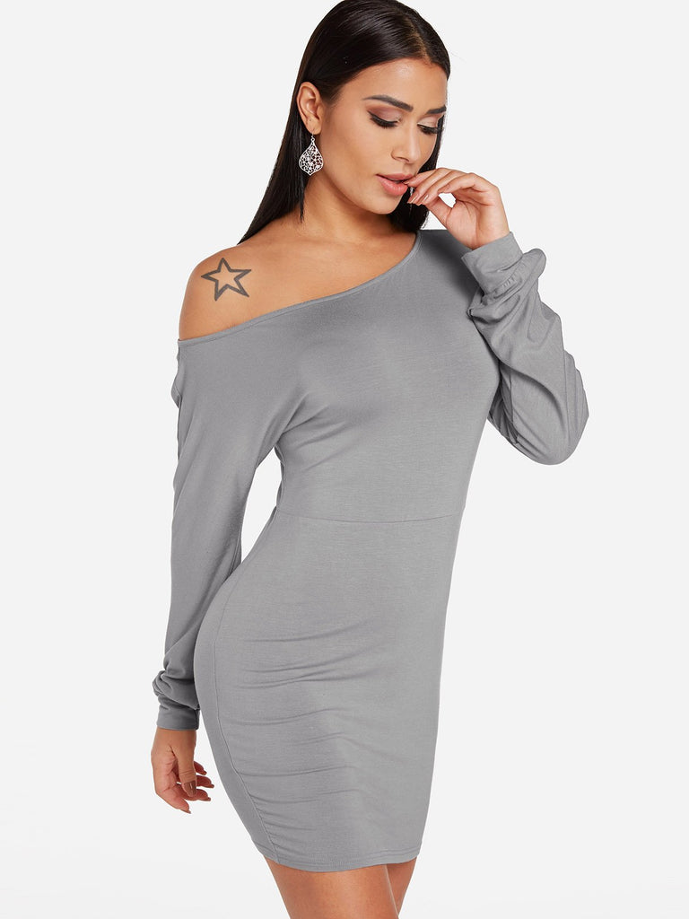 Ladies Grey Mini Dresses