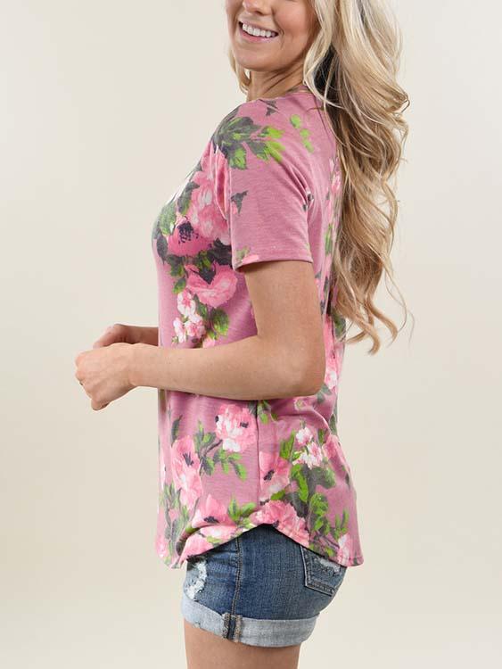 Ladies Pink T-Shirts