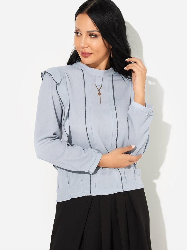 Ladies Blue Blouses
