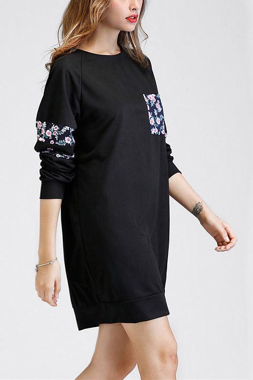 Ladies Long Sleeve Mini Dress