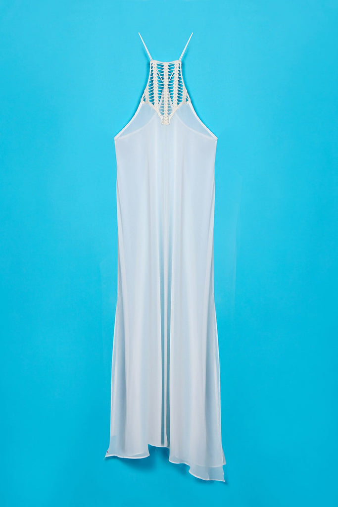 White Sleeveless Beach Cover Ups