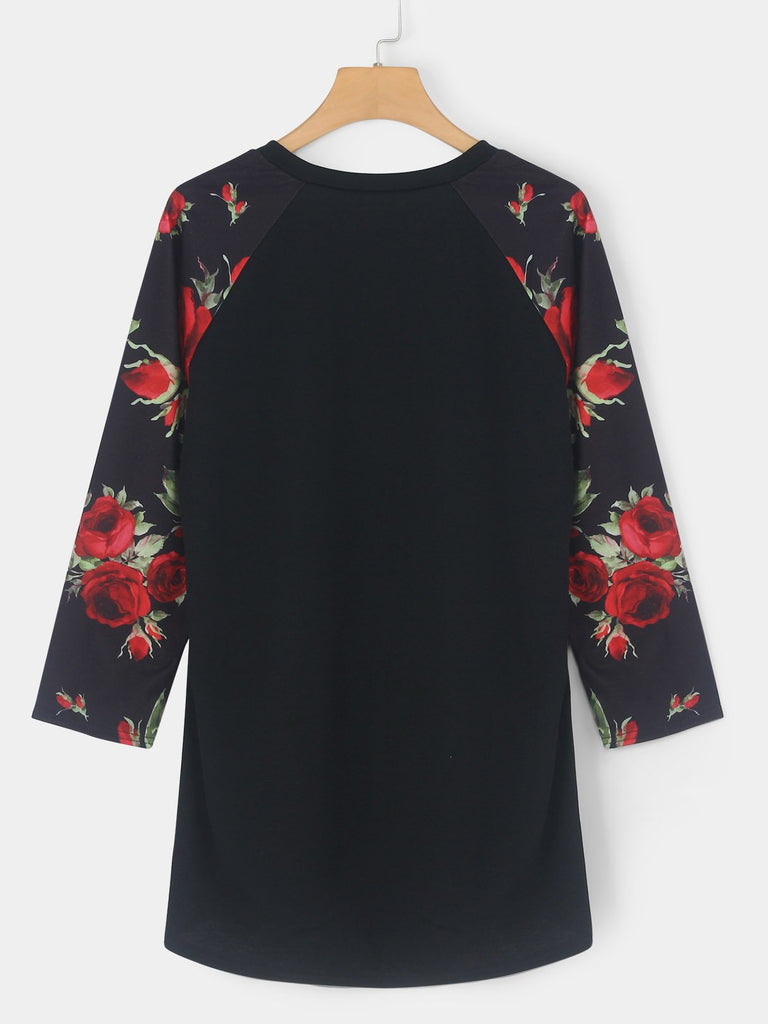 Womens 3/4 Sleeve Top