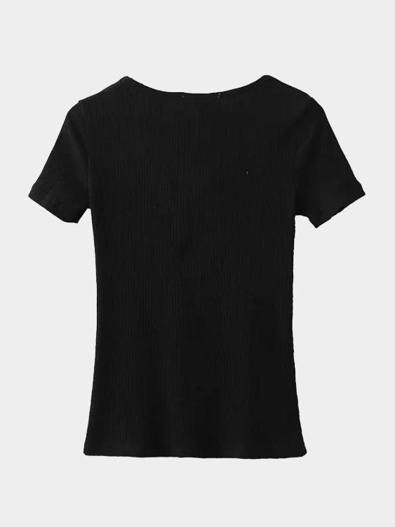 Womens Black T-Shirts