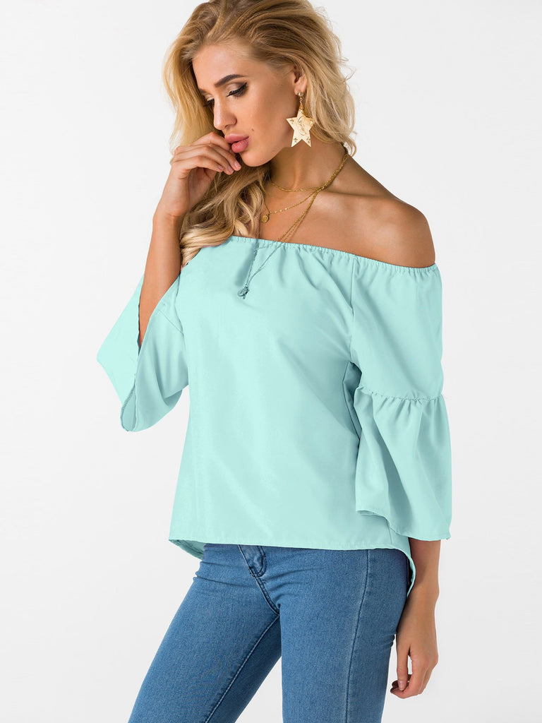 Ladies Off The Shoulder T-Shirts
