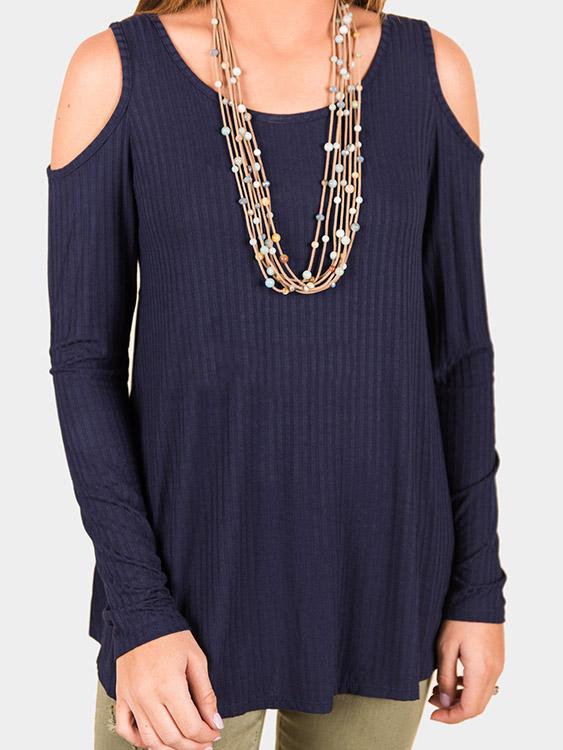 Ladies Navy T-Shirts