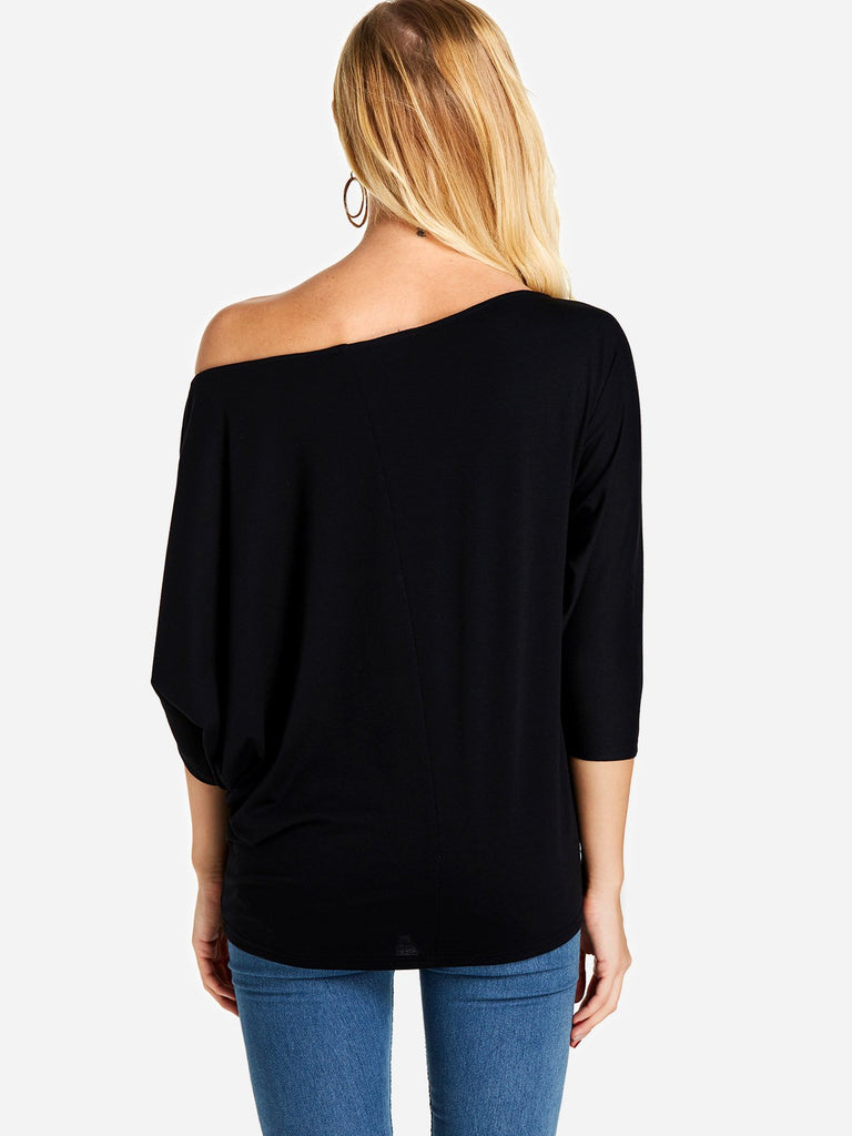 Womens Black T-Shirts