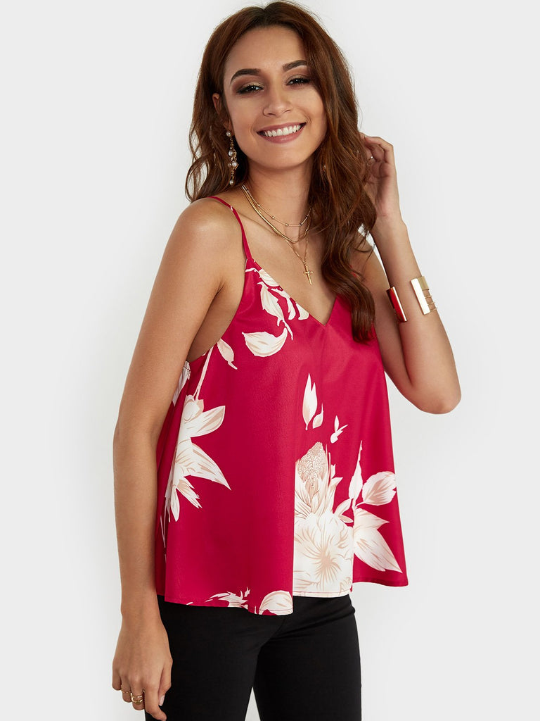 Ladies Red Camis