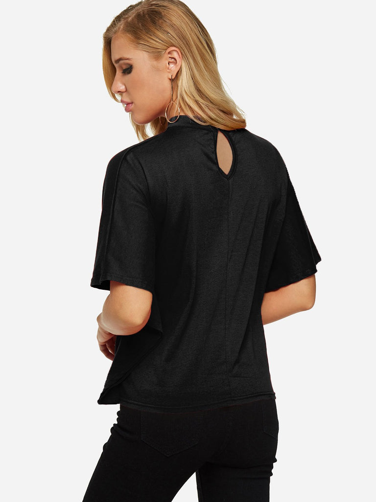 Womens Black T-Shirts