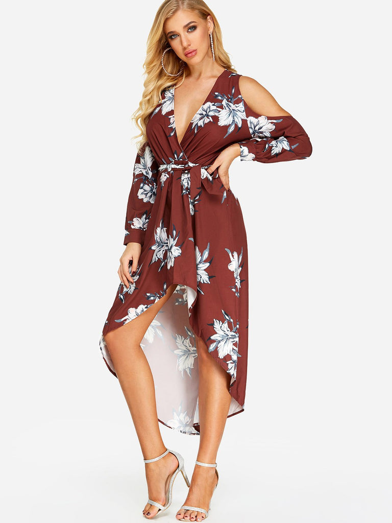 Ladies Long Sleeve Maxi Dress