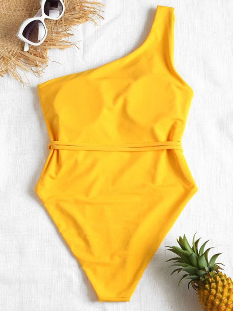 Womens Yellow One-Pieces
