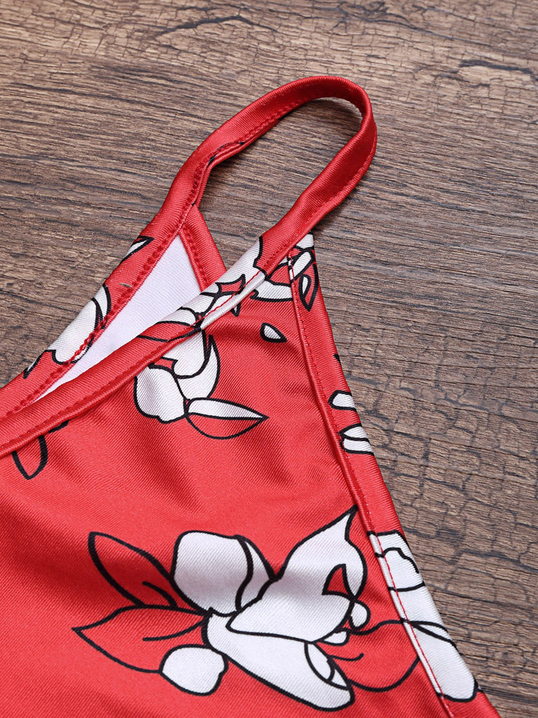 Ladies V-Neck Bikini Set