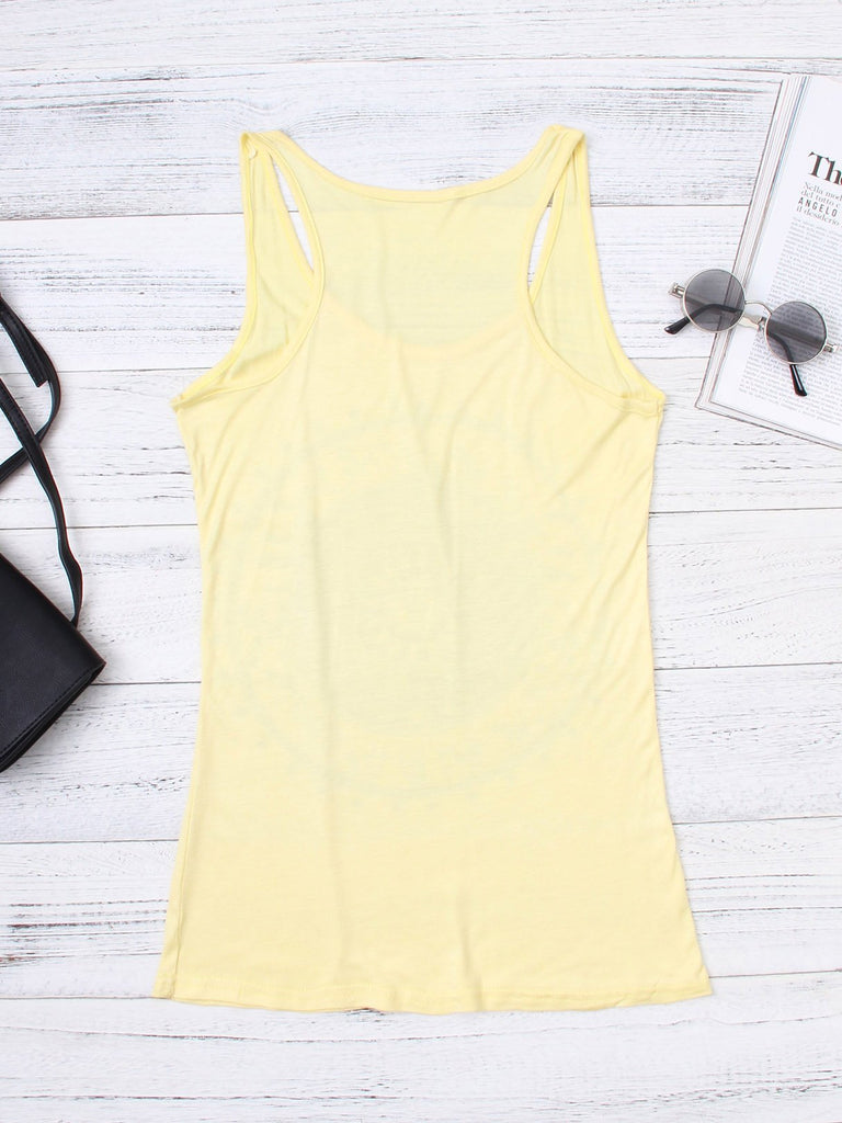 Ladies Yellow Camis