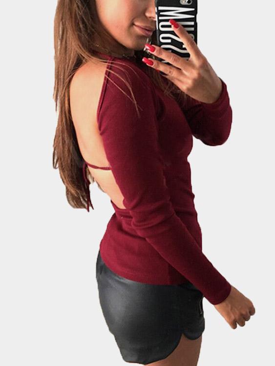 Ladies Burgundy T-Shirts