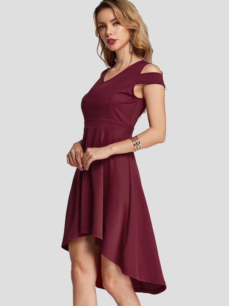 Ladies Burgundy Sexy Dresses