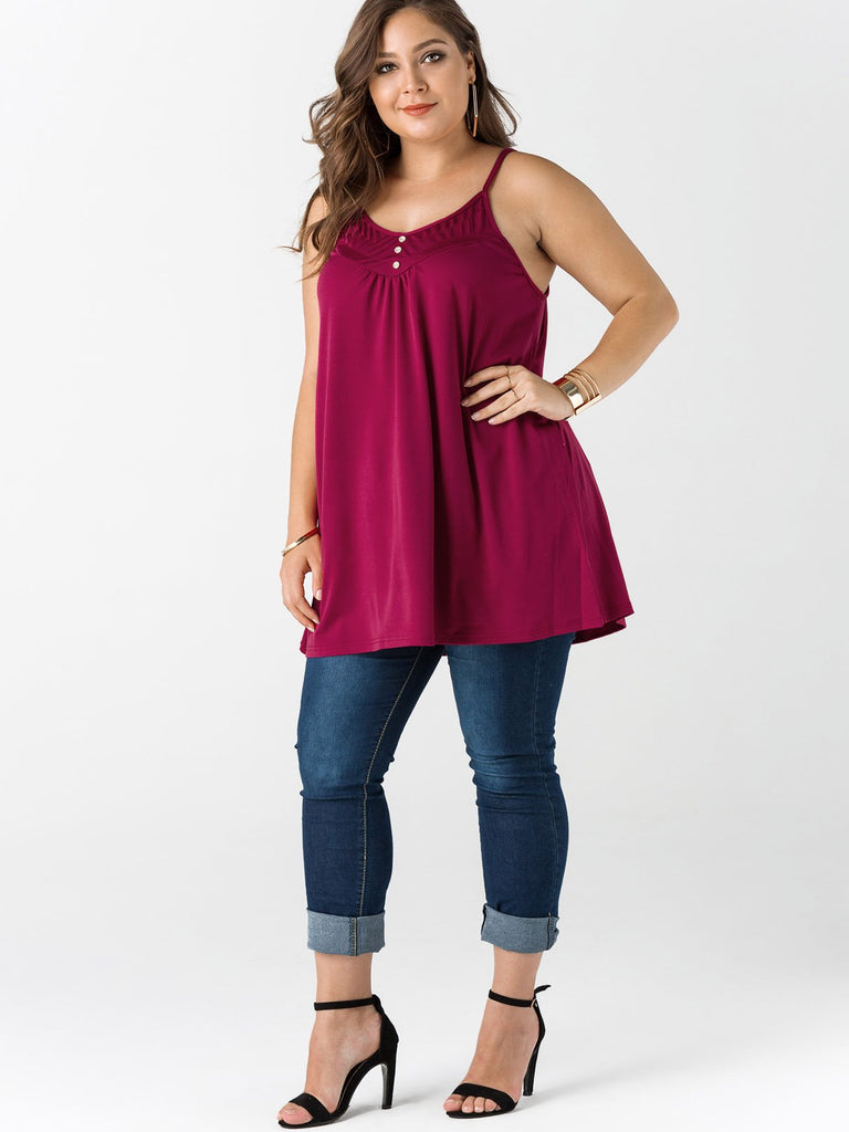 Ladies V-Neck Plus Size Tops