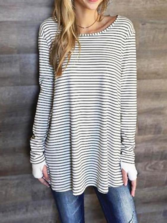Ladies Striped T-Shirts